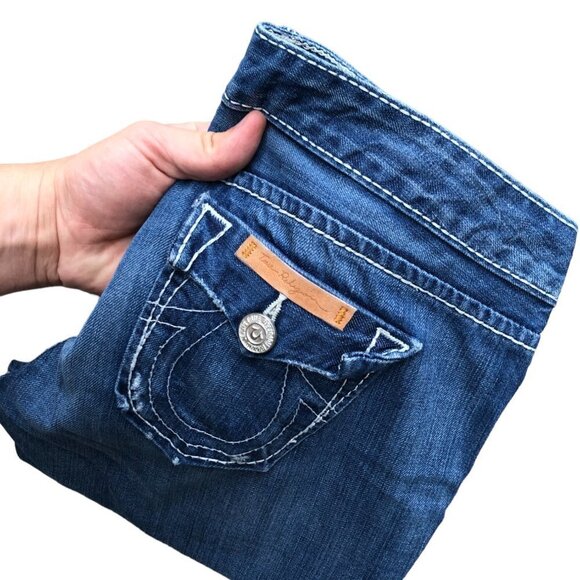 Vintage True Religion Jeans Size 28 Blue - Picture 5 of 7